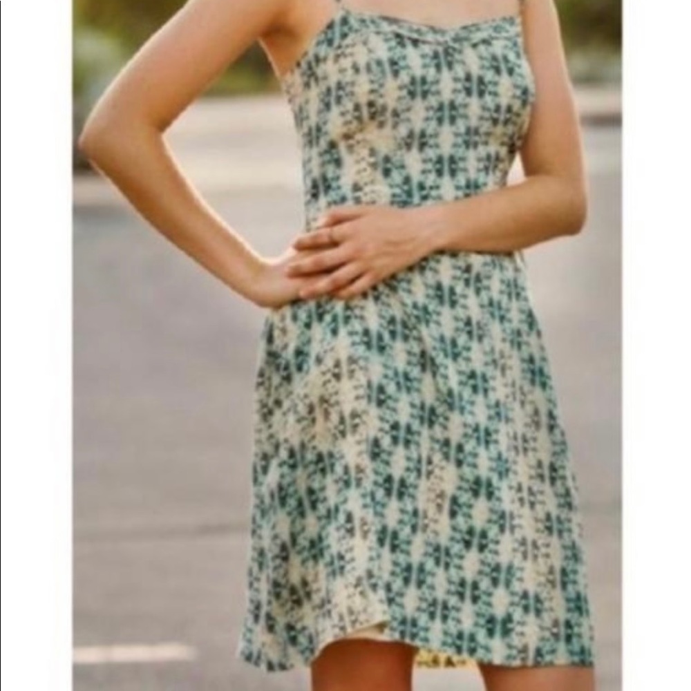 Anthro Moulinette Soeurs Sangatte Slip Silk Dress